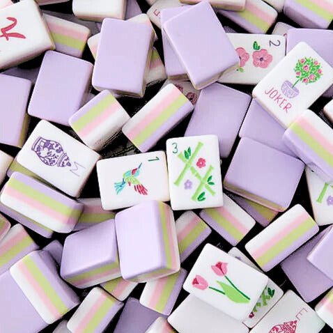 Mahjong Montage Tiles - Lavender Luxe Edition