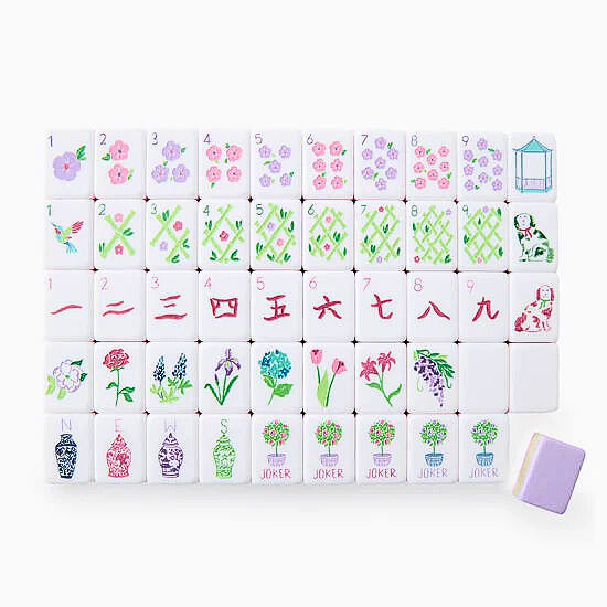 Mahjong Montage Tiles - Lavender Luxe Edition